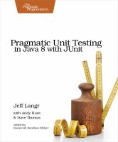 Cover of Pragmatic Unit Testing